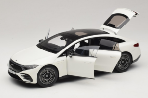 Mercedes EQS V297 Manufaktur Opalite White NZG 1:18 B66961049 Pressofusione — immagine 2 di 8