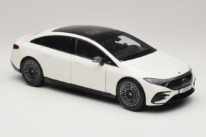 Mercedes EQS V297 Manufaktur Opalite White NZG 1:18 B66961049 Pressofusione — immagine 6 di 8