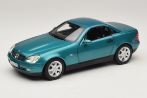 Mercedes SLK R170 Vivianite Green Norev 1:18 183021 Pressofusione — immagine 3 di 10