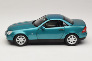 Mercedes SLK R170 Vivianite Green Norev 1:18 183021 Pressofusione — immagine 5 di 10