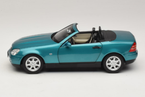 Mercedes SLK R170 Vivianite Green Norev 1:18 183021 Pressofusione — immagine 6 di 10