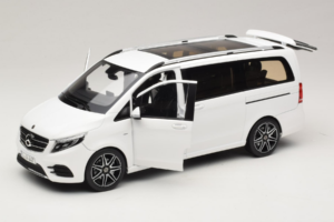 Mercedes V-Class W447 AMG Line Bianco Norev 1:18 183876 Pressofusione — immagine 2 di 8