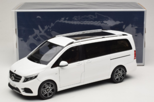 Mercedes V-Class W447 AMG Line Bianco Norev 1:18 183876 Pressofusione — immagine 8 di 8