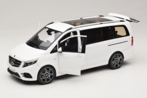 Mercedes V-Class W447 AMG Line Bianco Norev 1:18 183876 Pressofusione — immagine 2 di 8