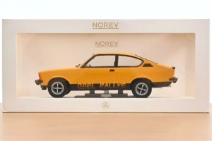 Opel Kadett C Rallye 2.0E Brilliant Ochre Norev 1:18 183659 Pressofusione — immagine 2 di 2