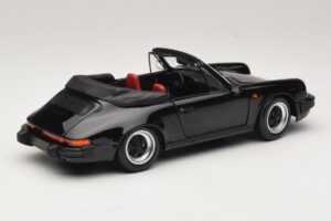 Porsche 911 3.2 Carrera Cabriolet Nero Minichamps 1:18 100063035 Pressofusione — immagine 3 di 8