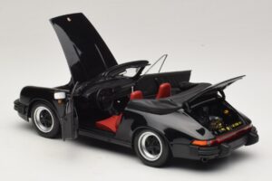 Porsche 911 3.2 Carrera Cabriolet Nero Minichamps 1:18 100063035 Pressofusione — immagine 5 di 8
