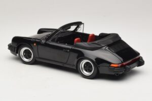 Porsche 911 3.2 Carrera Cabriolet Nero Minichamps 1:18 100063035 Pressofusione — immagine 7 di 8