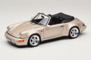 Porsche 911 964 Turbo Look Cabrio Zermatt Silver Norev 1:18 187140 Pressofusione