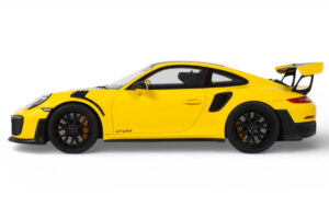 Porsche 911 GT2 RS 991.2 Nurburgring Lap Record Giallo GT Spirit 1:18 GT972 Resina — immagine 3 di 5