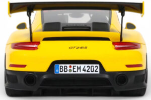Porsche 911 GT2 RS 991.2 Nurburgring Lap Record Giallo GT Spirit 1:18 GT972 Resina — immagine 5 di 5