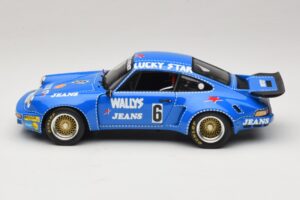 Porsche 911 RSR #6 Wallys Jeans Nurburgring 1974 Spark 1:18 18S088 Resina — immagine 3 di 6