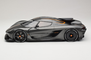 Koenigsegg Jesko Absolut 0-400-0 km/h Record Graphite Grey GT Spirit 1:12 GT575 Resina — immagine 3 di 6