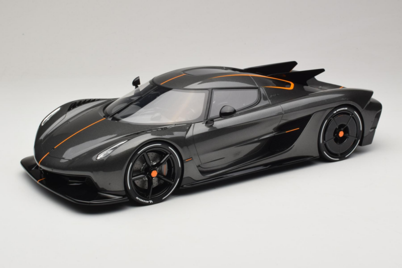 Koenigsegg Jesko Absolut 0-400-0 km/h Record Graphite Grey GT Spirit 1:12 GT575 Resina