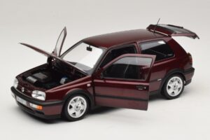 Volkswagen Golf VR6 Mk3 Indian Red Edizione Limitata Norev 1:18 188505 Pressofusione — immagine 2 di 8