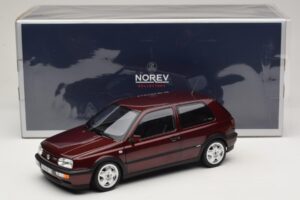 Volkswagen Golf VR6 Mk3 Indian Red Edizione Limitata Norev 1:18 188505 Pressofusione — immagine 8 di 8