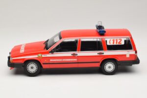 Volvo 740 GL Station Wagon Brandweer Grobbendonk Minichamps 1:18 155171795 Pressofusione — immagine 3 di 6