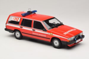 Volvo 740 GL Station Wagon Brandweer Grobbendonk Minichamps 1:18 155171795 Pressofusione — immagine 4 di 6