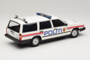 Volvo 740 GL Station Wagon Politi Norway Minichamps 1:18 155171796 Pressofusione — immagine 2 di 6