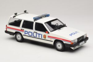 Volvo 740 GL Station Wagon Politi Norway Minichamps 1:18 155171796 Pressofusione — immagine 4 di 6