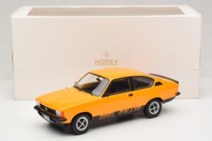 Opel Kadett C Rallye 2.0E Brilliant Ochre Norev 1:18 183659 Pressofusione — immagine 6 di 6