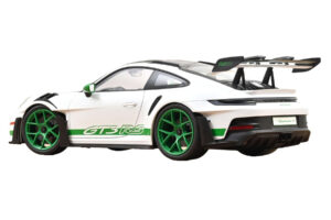 Porsche 911 992 GT3 RS Tribute to Carrera RS Bianco Python Green Norev 1:12 127535 Pressofusione — immagine 2 di 4