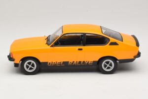 Opel Kadett C Rallye 2.0E Brilliant Ochre Norev 1:18 183659 Pressofusione — immagine 3 di 6