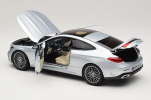 Mercedes CLE C236 Coupé Hightech Silver Norev 1:18 183939 Pressofusione — immagine 5 di 8