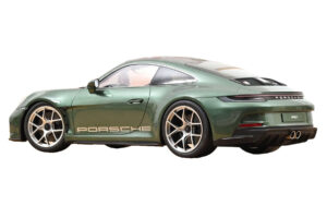 Porsche 911 992 S/T Malachite Green Metallic Norev 1:12 127552 Pressofusione — immagine 2 di 4