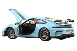 Porsche 911 992.2 GT3 Weissach Package Gulf Blue Norev 1:18 187000 Pressofusione — immagine 2 di 3