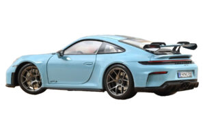 Porsche 911 992.2 GT3 Weissach Package Gulf Blue Norev 1:18 187000 Pressofusione — immagine 3 di 3
