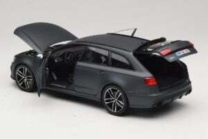 Audi RS6 C7 Avant Daytona Grey Minichamps 1:18 5011216225 Pressofusione — immagine 5 di 8