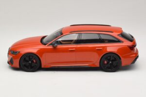 Audi RS6 C8 Avant Arancione Metallizzato Minichamps 1:18 155018012 Pressofusione — immagine 3 di 6