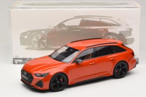 Audi RS6 C8 Avant Arancione Metallizzato Minichamps 1:18 155018012 Pressofusione — immagine 6 di 6