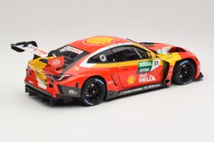 BMW M4 GT3 #31 Schubert Motorsport S. van der Linde Winner DTM Lausitzring 2022 Minichamps 1:18 113222031 Pressofusione — immagine 3 di 8