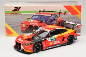 BMW M4 GT3 #31 Schubert Motorsport S. van der Linde Winner DTM Lausitzring 2022 Minichamps 1:18 113222031 Pressofusione — immagine 8 di 8