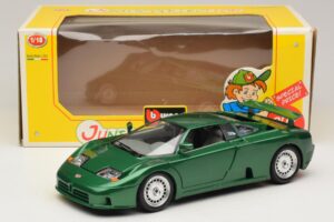 Bugatti EB110 Verde Metallizzato Bburago 1:18 3003 Pressofusione — immagine 8 di 8
