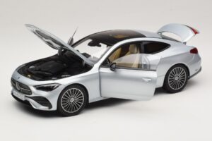 Mercedes CLE C236 Coupé Hightech Silver Norev 1:18 183939 Pressofusione — immagine 2 di 8