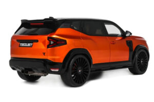Dacia Duster Mk3 Redust Sport 4x2 Hybrid Metallic Orange Otto 1:18 OT1316 Resina — immagine 2 di 4
