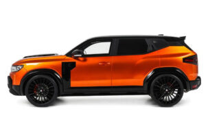 Dacia Duster Mk3 Redust Sport 4x2 Hybrid Metallic Orange Otto 1:18 OT1316 Resina — immagine 3 di 4