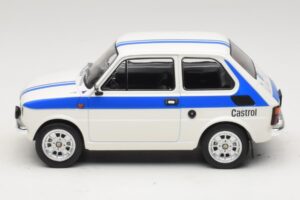 Fiat 126 Castrol Livery Bianco Blu MCG 1:18 MCG18666 Pressofusione — immagine 3 di 6
