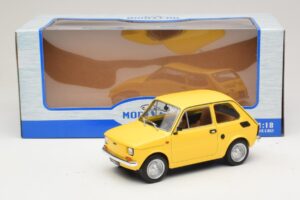 Fiat 126 Giallo MCG 1:18 MCG18667 Pressofusione — immagine 2 di 6