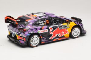 Ford Puma Rally1 #13 G. Munster / L. Louka Rally Monte Carlo 2025 IXO 1:18 18RMC231B Pressofusione — immagine 2 di 6