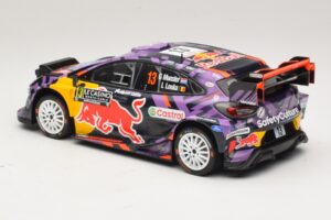 Ford Puma Rally1 #13 G. Munster / L. Louka Rally Monte Carlo 2025 IXO 1:18 18RMC231B Pressofusione — immagine 5 di 6