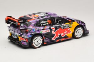 Ford Puma Rally1 #55 J. McErlean / E. Treacy Rally Monte Carlo 2025 IXO 1:18 18RMC231A Pressofusione — immagine 2 di 6