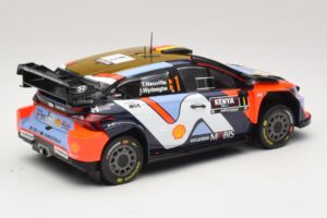 Hyundai i20 N Rally1 #1 T. Neuville / M. Wydaeghe Safari Rally Kenya 2025 IXO 1:18 18RMC247B Pressofusione — immagine 2 di 6
