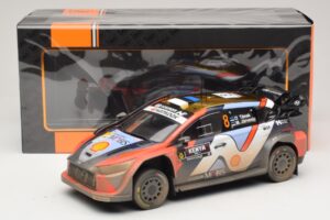 Hyundai i20 N Rally1 #8 O. Tanak / M. Jarveoja Safari Rally Kenya 2025 IXO 1:18 18RMC247A Pressofusione — immagine 6 di 6