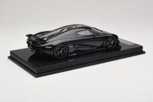 Koenigsegg Regera Nero Pacchetto Carbonio Interno Beige FrontiArt 1:18 REMC042 Resina — immagine 2 di 7