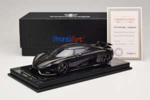 Koenigsegg Regera Nero Pacchetto Carbonio FrontiArt 1:18 F079-179 Resina — immagine 7 di 7