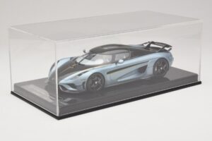 Koenigsegg Regera Blu Pacchetto Carbonio FrontiArt 1:18 F079-173 Resina — immagine 6 di 7